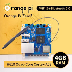 Orange Pi Zero 3 - 4GB RAM CPU Allwinner H618 Quad-core Cortex-A53 WiFi 5Bluetooth 5.0